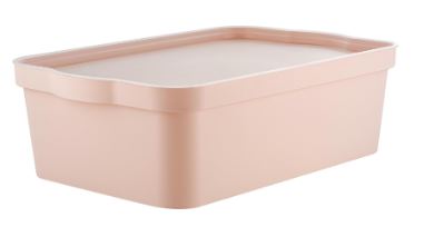 Ящик для хранения Keeplex Happy 14 л 45,2х29,8х14 см розовый зефир                          